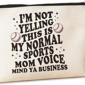 Funny Baseball Mom Gifts Mom Birthday Gifts Cosmetic Bag Sports Mom Gifts Mother
